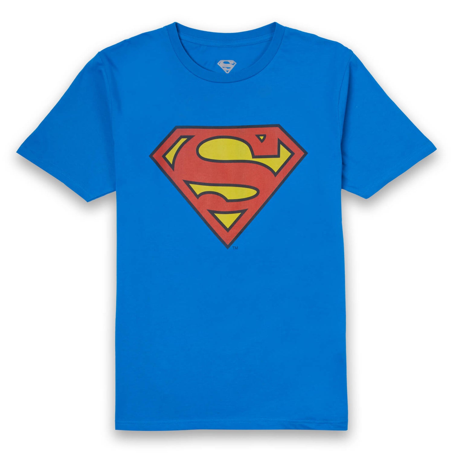 Camiseta DC Comics Superman Logo Clásico Hombre Azul Clothing