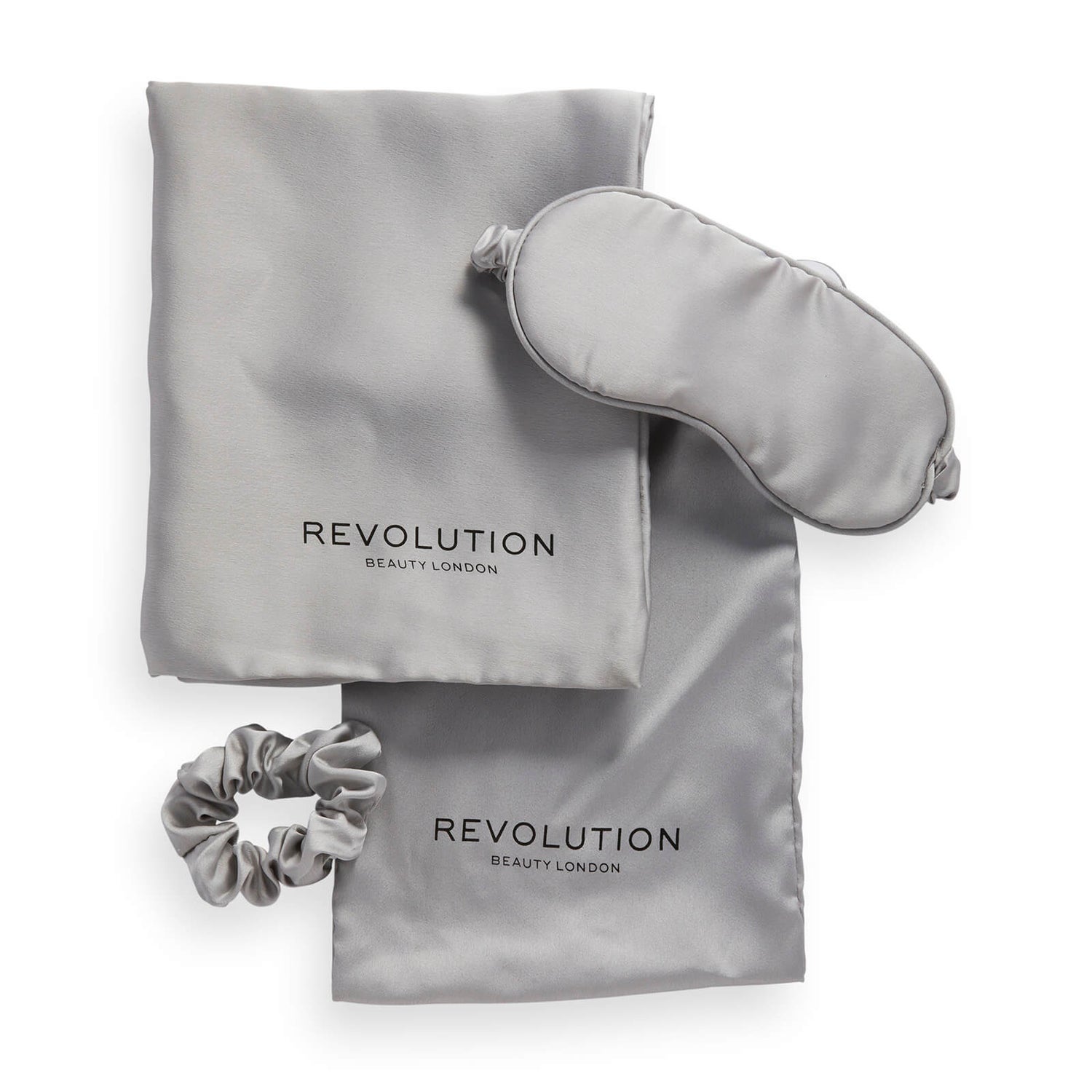 Revolution Haircare The Beauty Sleep Satin Sleep Set Silver Entrega