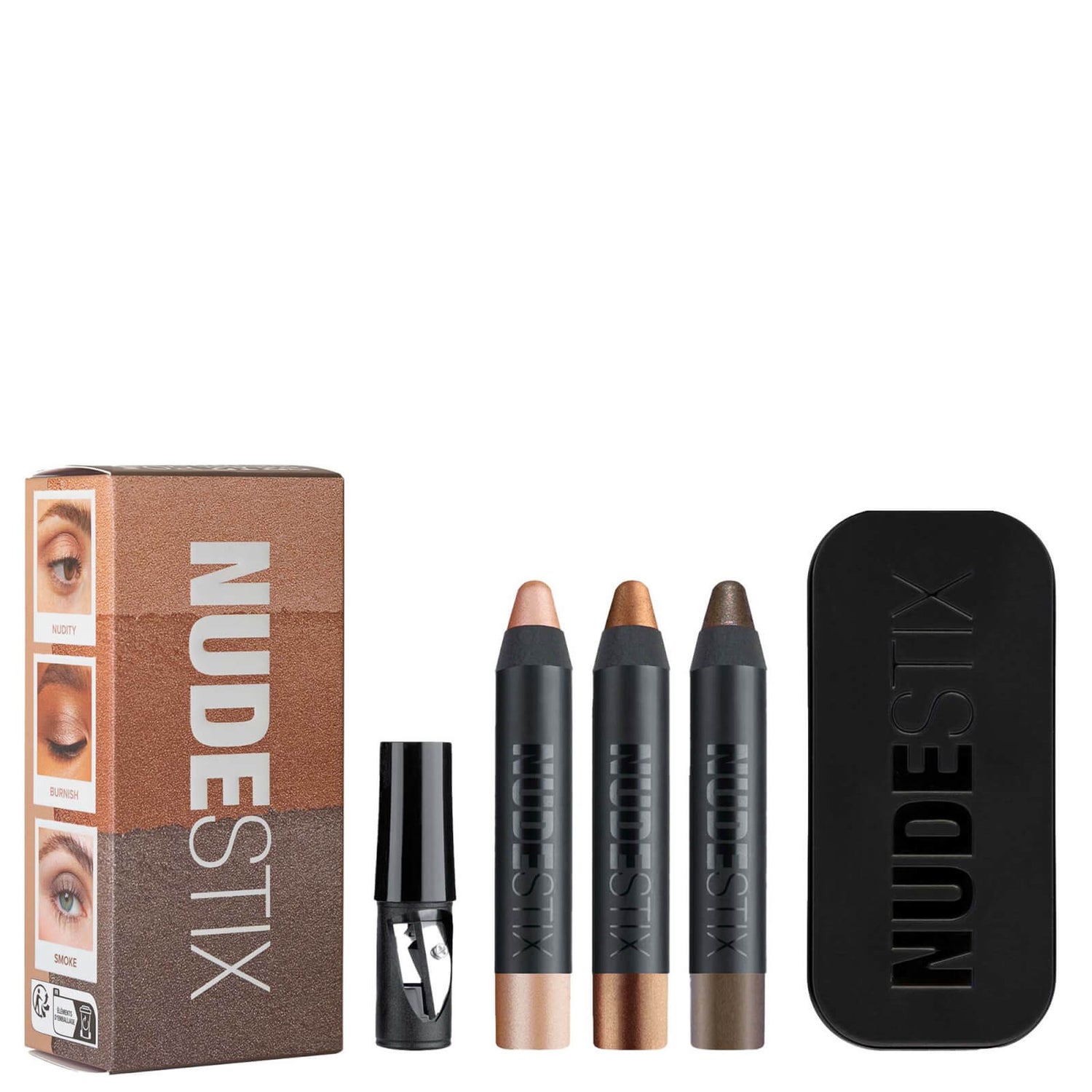 NUDESTIX Nude Metallic Eye Mini 3PC Kit lookfantastic 台灣站