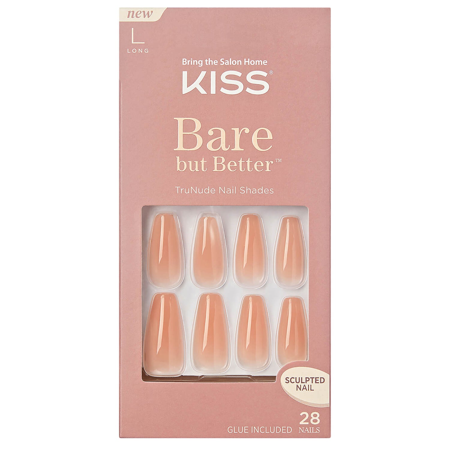 Kiss Bare But Better Nails Nude Drama Koop Online Bij Lookfantastic Netherlands