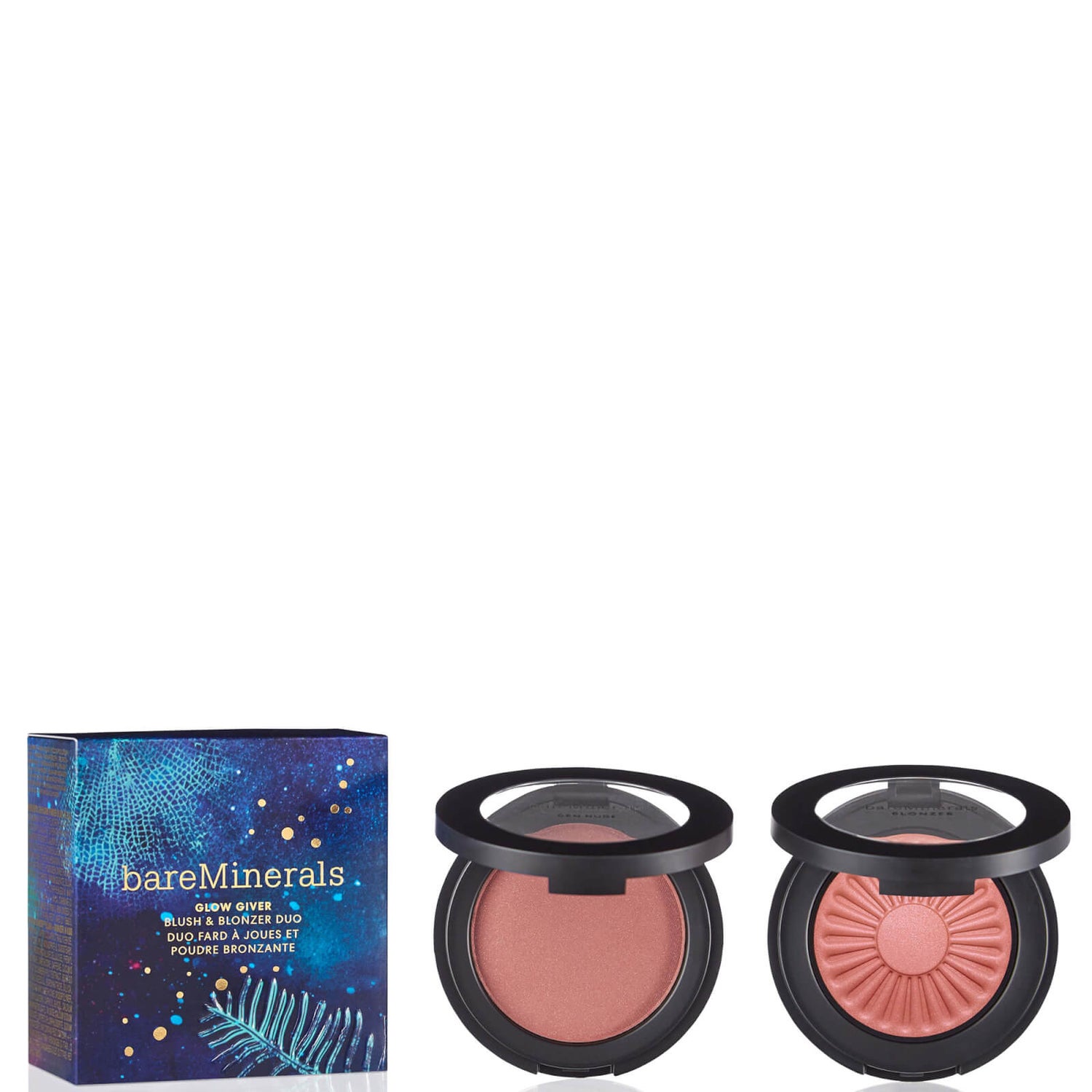BareMinerals Holiday 2023 Gen Nude Cheek Duo Call My Blush Kiss Of