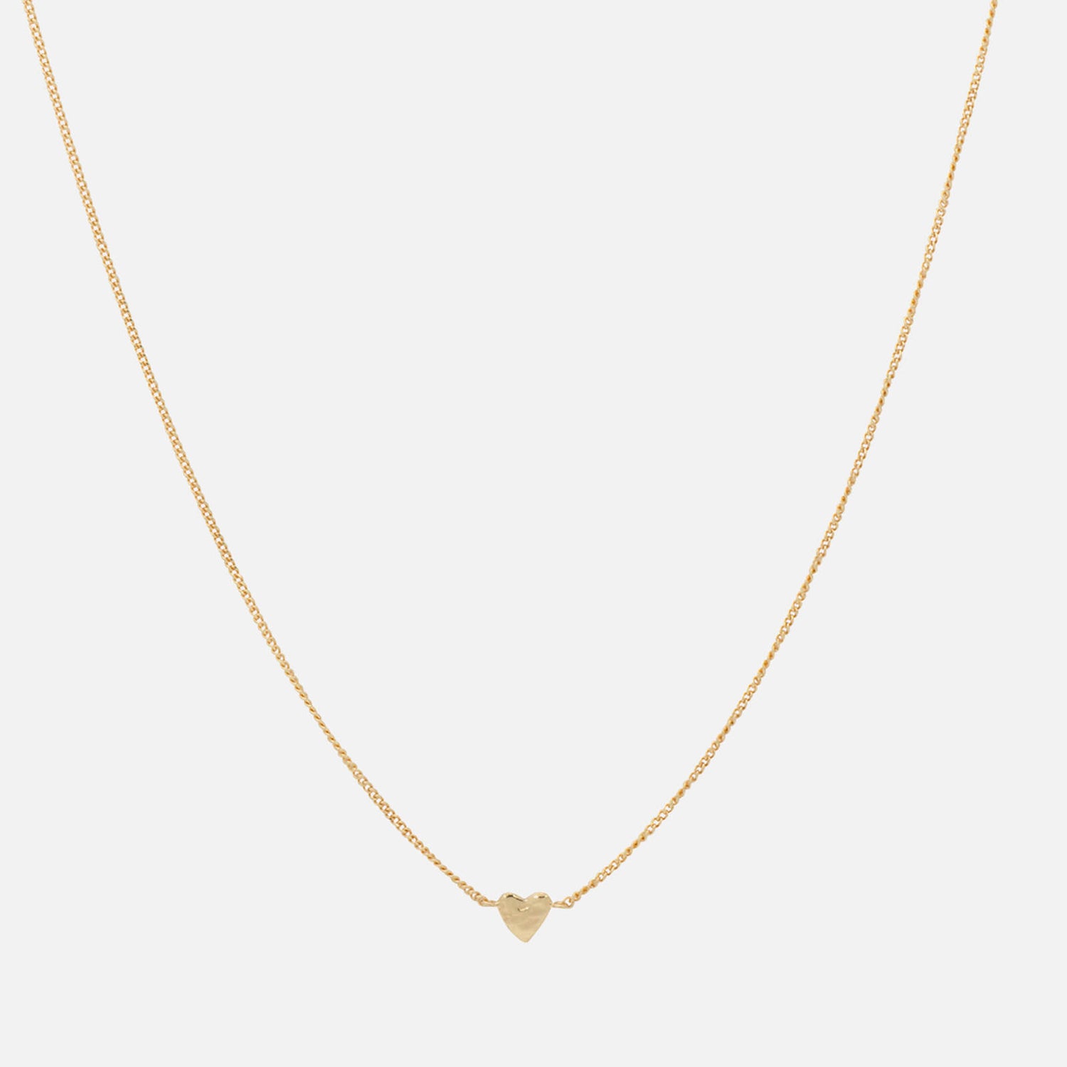 Anna Nina Te Quiero K Gold Plated Sterling Silver Necklace