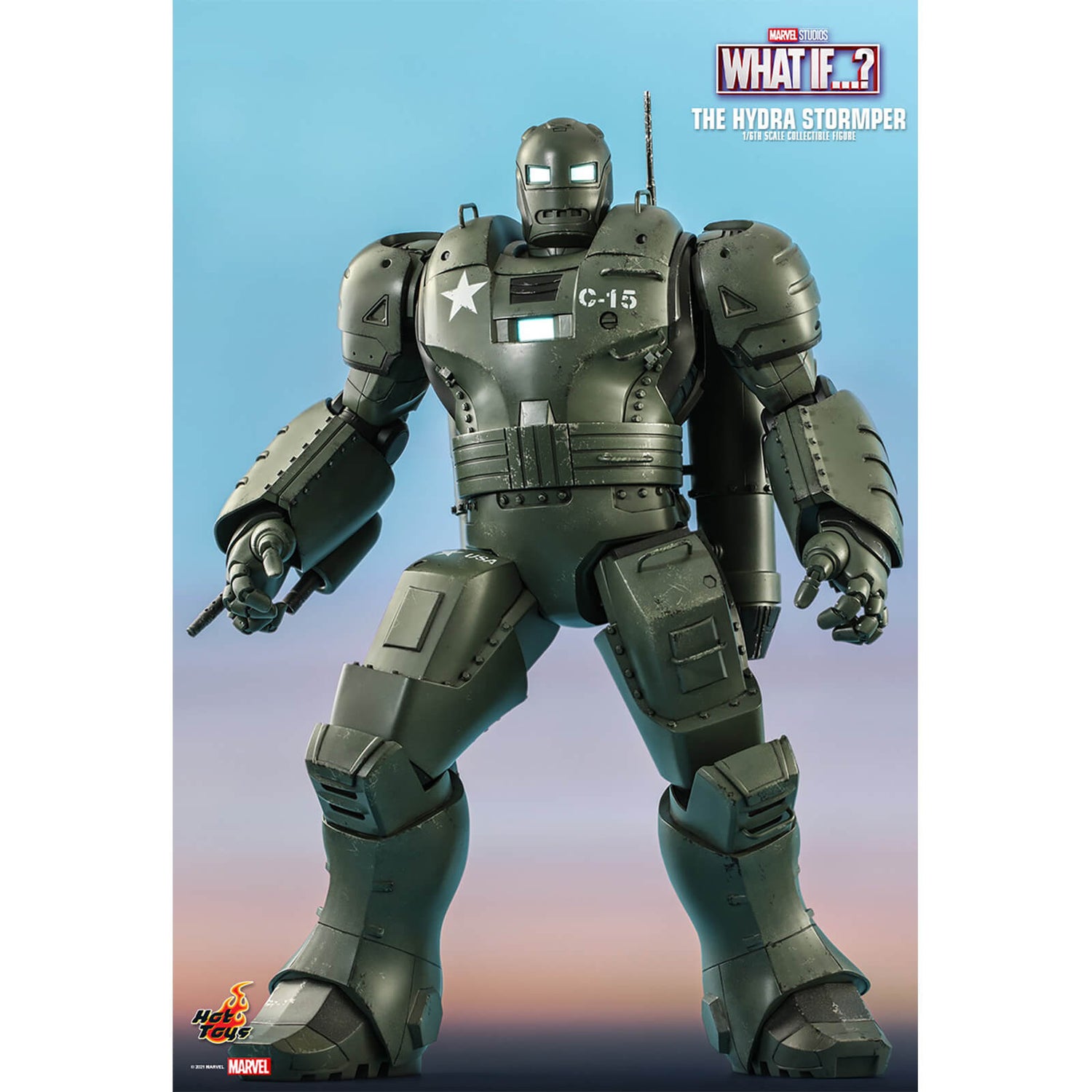 Hot Toys Marvel 1 6 The Hydra Stomper What If Collectible Statue 56cm Merchandise Zavvi UK