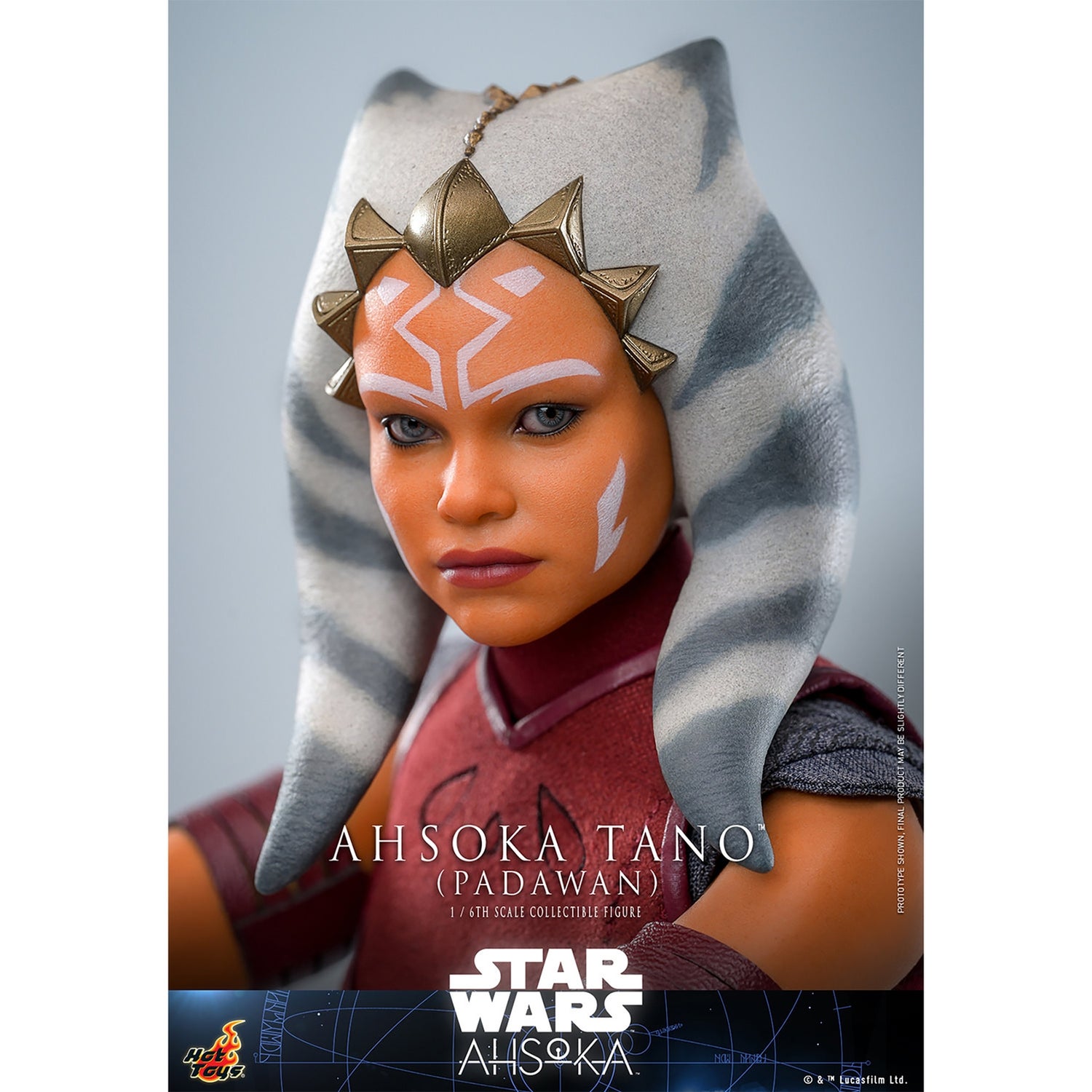 Hot Toys 1 6 Scale Star Wars Ahsoka Tano Padawan Collectible Figure Merchandise Zavvi Australia
