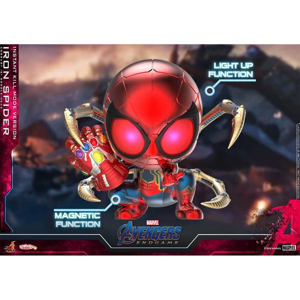 Hot Toys Cosbaby Marvel Avengers Endgame Iron Spider Instant Kill Mode Version Figure