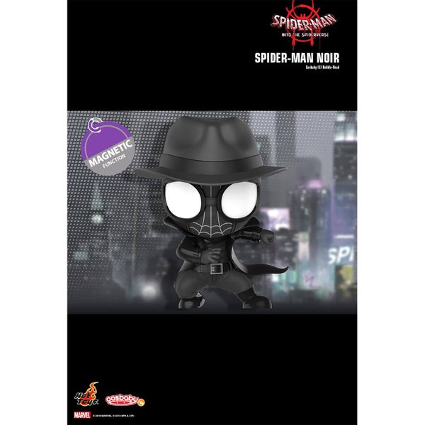 Hot Toys Cosbaby Marvel Spider Man Into The Spider Verse Spider Man Noir Figure Merchandise