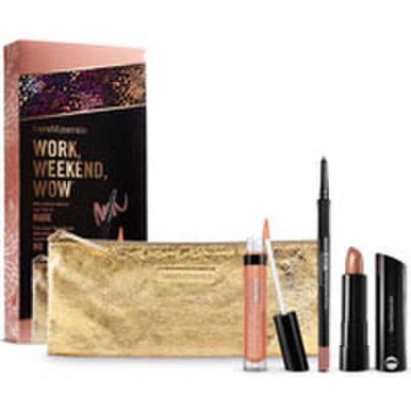 Bareminerals Work Weekend Wow Marvelous Moxie Lip Trio Nude
