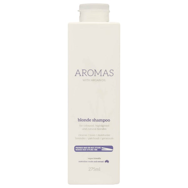 NAK Aromas Blonde Shampoo With Argan Oil 275ml LOOKFANTASTIC AU