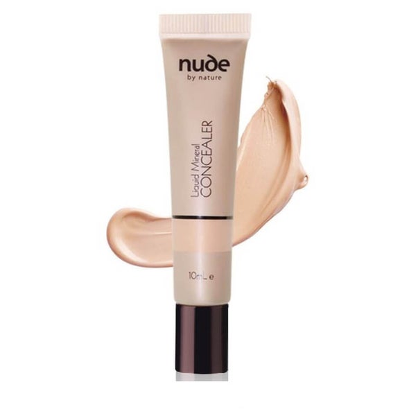 Nude By Nature Liquid Mineral Concealer Light 10ml LOOKFANTASTIC AU