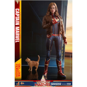 Hot Toys Captain Marvel Movie Masterpiece Action Figure Captain Marvel Deluxe Ver Cm
