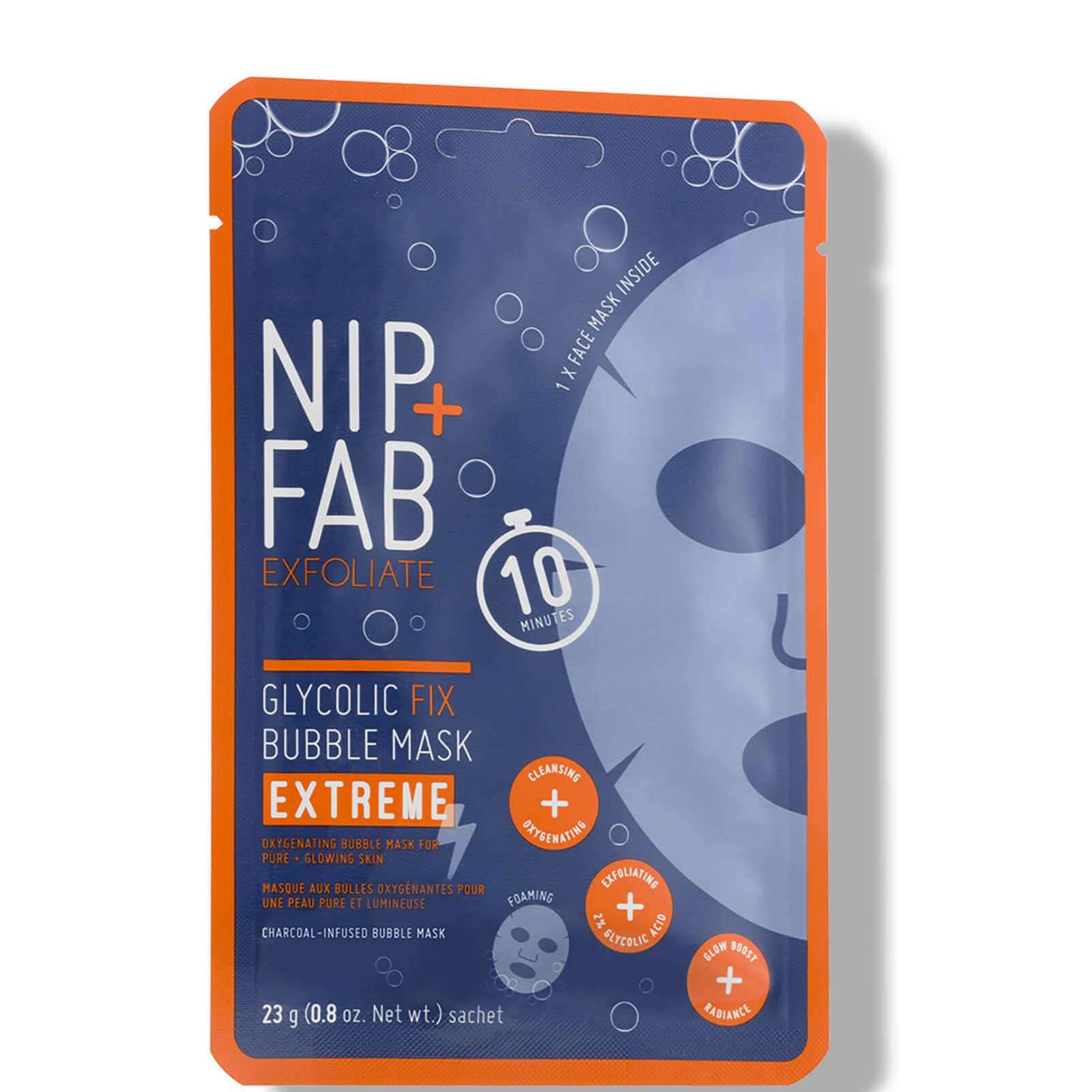 Nip Fab Glycolic Fix Extreme Bubble Mask G Lookfantastic