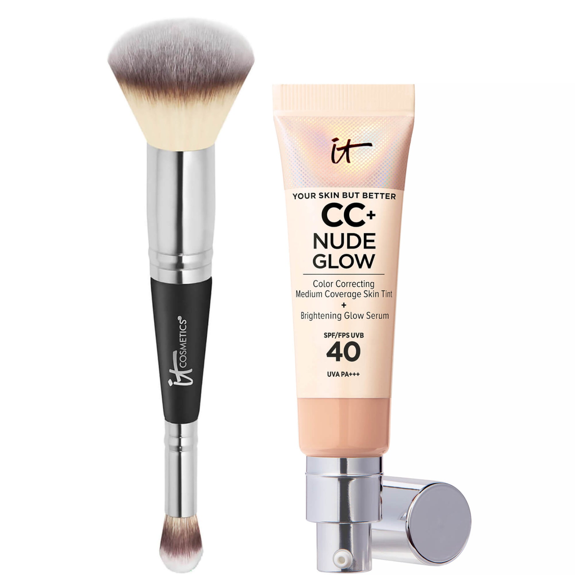 It Cosmetics Cc Nude Glow And Foundation Brush Neutral Medium
