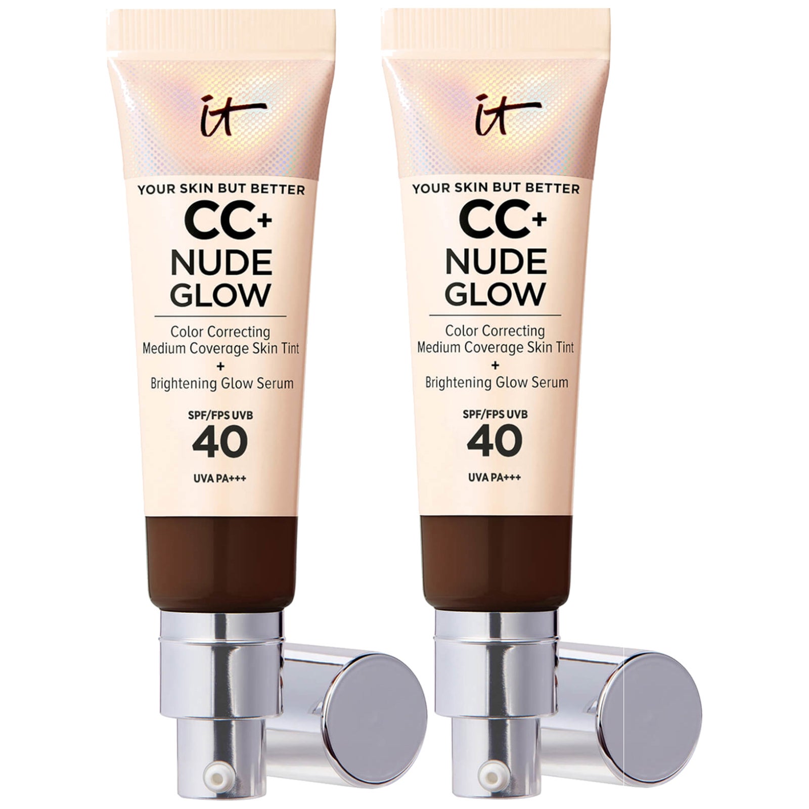 IT COSMETICS Nude Glow CC Cream Duo Deep Mocha Cult Beauty