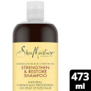 Shea Moisture shampoo rinforzante e riparatore all'olio di ricino nero giamaicano 473ml