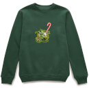 Star Wars Candy Cane Yoda Green Christmas Jumper