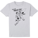 DC Comics Superman Valentines Steel Baby T-Shirt - White