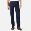 Wrangler Men's Texas Authentic Straight Fit Jeans - Blue Black - W34/L32 - Blue