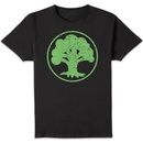 Magic The Gathering Mana Green T-Shirt - Black Magic The Gathering Mana Green T-Shirt - Black