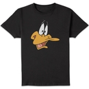 Looney Tunes Daffy Duck Face Men's T-Shirt - Black Looney Tunes Daffy Duck Face Men's T-Shirt - Black