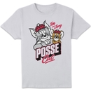 Tom & Jerry Posse Cat Men's T-Shirt - White