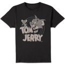 Tom & Jerry Circle Men's T-Shirt - Black Tom & Jerry Circle Men's T-Shirt - Black