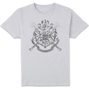 Harry Potter Hogwarts House Crest Men's T-Shirt - White