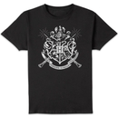 Harry Potter Hogwarts House Crest Men's T-Shirt - Black Harry Potter Hogwarts House Crest Men's T-Shirt - Black