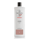 NIOXIN 3-Part System 3 Cleanser Shampoo for Coloured Hair with Light Thinning 1000ml