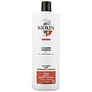 NIOXIN 3D Care System System 4 Step 1 Color Safe Cleanser Shampoo: For Colored Hair With Progressed Thinning 1000ml
