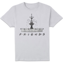 Friends Fountain Sketch Men's T-Shirt - White