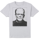 Universal Monsters Frankenstein Portrait Men's T-Shirt - White Universal Monsters Frankenstein Portrait Men's T-Shirt - White