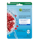 Mascarilla facial de tela hidratante Moisture Bomb Pomegranate de Garnier