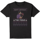 The Big Lebowski Happy Birthday The Jesus Men's T-Shirt - Black