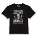 Rick and Morty Lets Get Schwifty Men's Christmas T-Shirt - Black