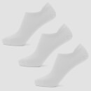 MP ženske Essentials čarape za gležnjeve - bijele (3 kom.) - UK 3-6