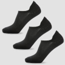 Низкие женские носки - Черные - UK 7-9
