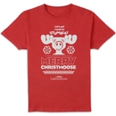 National Lampoon Merry Christmoose Men's Christmas T-Shirt - Red National Lampoon Merry Christmoose Men's Christmas T-Shirt - Red