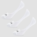 Calcetines invisibles Essentials para hombre de MP - Blanco (pack de 3) - UK 6-8