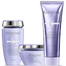 Kérastase Blond Absolu Ultra Violet Shampoo, Masque and Conditioner Trio szampon, maska i odżywka do włosów blond