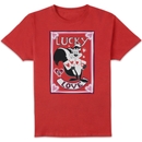 Looney Tunes Lucky In Love Pepe Le Pew Men's T-Shirt - Red