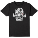 The Flintstones Loyal Order Of Water Buffalo Member Men's T-Shirt - Black The Flintstones Loyal Order Of Water Buffalo Member Men's T-Shirt - Black