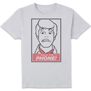 Scooby Doo Hold The Phone Men's T-Shirt - White Scooby Doo Hold The Phone Men's T-Shirt - White