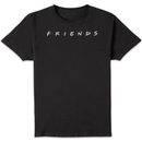 Friends Logo Contrast Men's T-Shirt - Black