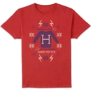Harry Potter Christmas Sweater Men's T-Shirt - Red