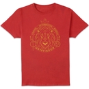 Harry Potter Gryffindor Lion Badge Men's T-Shirt - Red