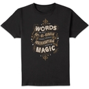 Harry Potter Words Are, In My Not So Humble Opinion Men's T-Shirt - Black