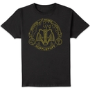 Harry Potter Hufflepuff Badger Badge Men's T-Shirt - Black Harry Potter Hufflepuff Badger Badge Men's T-Shirt - Black