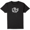 Justice League Graffiti Superman Men's T-Shirt - Black Justice League Graffiti Superman Men's T-Shirt - Black