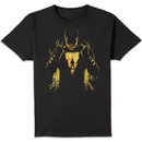 Shazam Lightning Silhouette Men's T-Shirt - Black