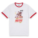 Star Wars Empire Strikes Back Kanji Poster T-Shirt - White / Red Ringer